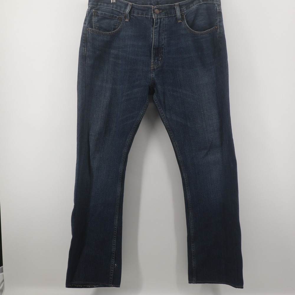 Levi's 527 Jeans Men 36x30 Slim Bootcut 2014 Dark Wash Denim Good